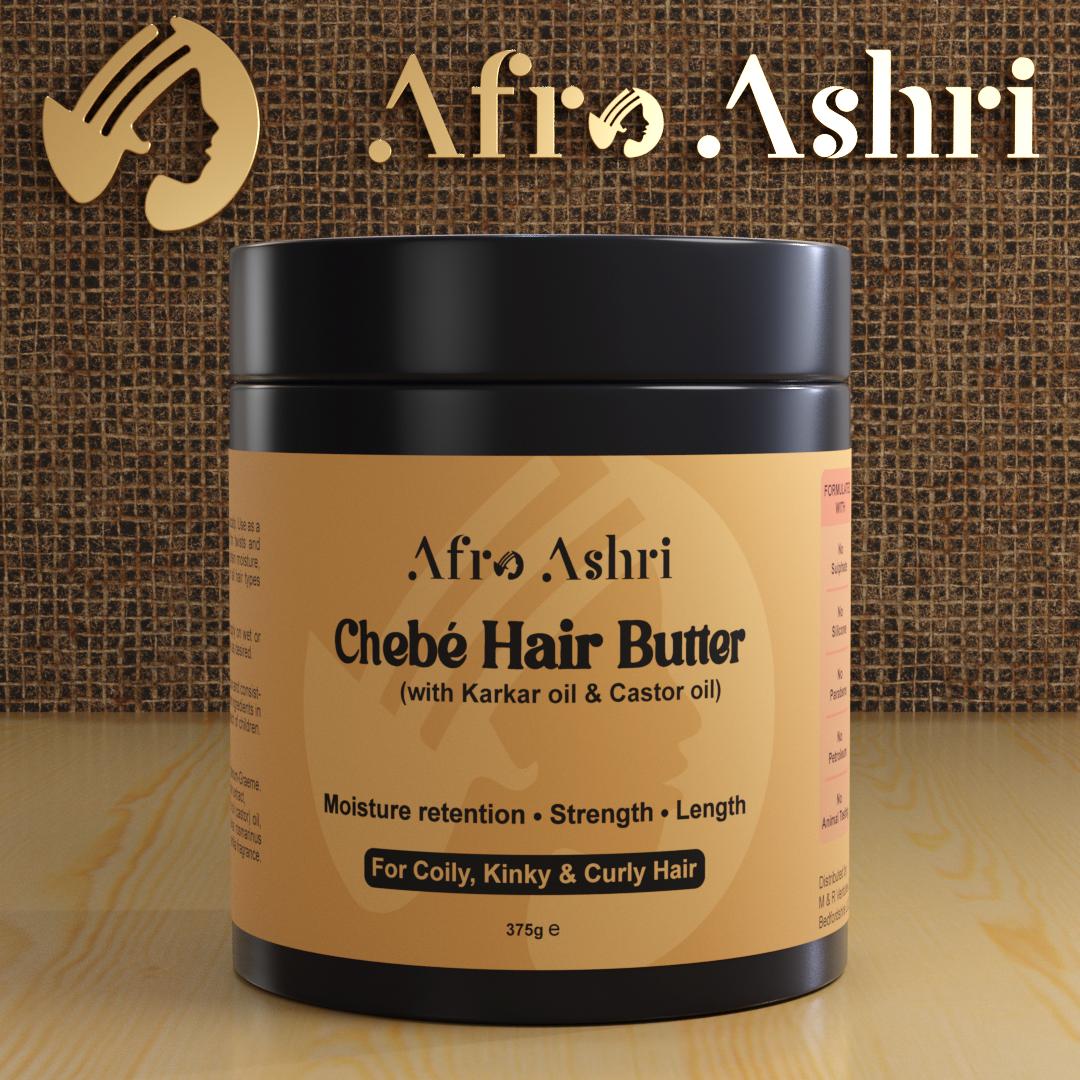 Beurre de Chebe du Tchad Cheveux Crépus Frisés - Afro Ashri – Diouda